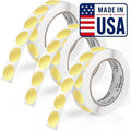 Perco Metallic Gold Perforated Round Circle Dot Sticker 1-Inch Labels — 3 Rolls, 3,000 Stickers - VIP, Reward & Premium Pricing Labels for Events & Packaging - Made in USA by Perco