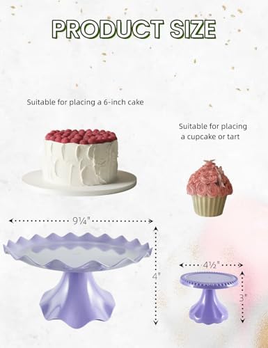 6 Pcs Mini Cup cake stand for Party, Wedding, Birthday, Baby Shower, Anniversary (Macaron girl) - Image 2