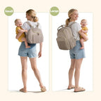 mommore Diaper Bag Backpack, Stylish Mini Baby Bag with Changing Pad - Image 3