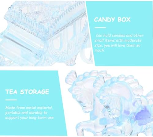 Abaodam Carriage Gift Box Set of 5 7.87 X 5.31 X 2.16 in Wedding Favor Boxes for Candy Chocolates Small Gifts Baby Shower Birthday Party - Image 3