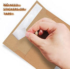 1000 Pack Goefun A7 Brown Kraft Envelopes Self Seal for Invitations - Image 3