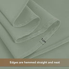 sancua Tablecloths Rectangle, 6 Pack Table Cloth for 6 Foot Tables, Sage Green - Image 5