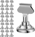 Urban Deco 16PK Table Number Holders Place Card Holders 1.7 Inch Table Card Holders Steel Card Holders for Photos, Food Signs, Memo Notes, Weddings, Restaurants, Birthdays(Silver) by UrbanDeco