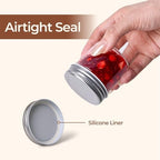 ComSaf 2 oz Mini Mason Jars Bulk Set, 48 Pack Glass Jars with Lids - Image 3