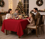 Fitable 6 Pack Red Tablecloths 70x120 Inch for 6-8 Ft Rectangle Tables - Image 2