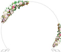 Wokceer Wedding Arch 7.2FT Round Backdrop Stand White Circle Balloon Arch by Wokceer