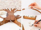 2B1WEDDING Personalized Wedding Guest Book Alternative with Tree Leaves - Image 3