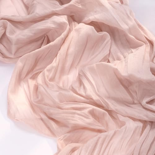 12 Pack Pink Table Runner 10ft Rustic Gauze Cheesecloth Table Decor - Image 5
