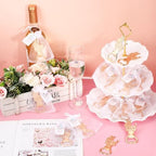 Vesici 90 Pcs Carriage Bottle Opener Party Favors, Gold with Thank You Tags - Image 4