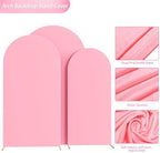 Wokceer Arch Backdrop Cover Pink Covers Stretchy Backdrop 7.2FT,6.6FT,6FT - Image 5
