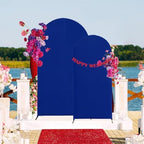 HAINARverS Set of 2 Stretchy Arch Backdrop Covers, Royal Blue, 6FT/7.2FT - Image 2