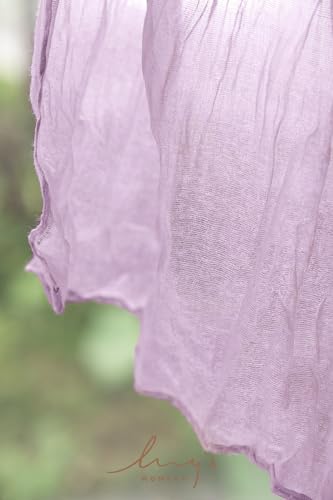 Ling's Moment Luxury Cloth Wedding Napkins, Lilac, 19x19 Inch - Image 4