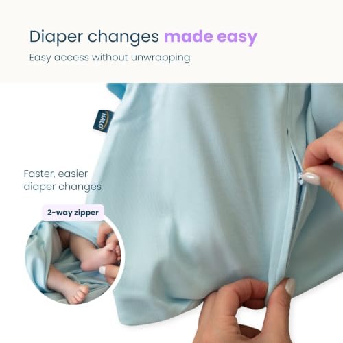 HALO 100% Cotton Sleepsack Swaddle, 3-Way Adjustable Wearable Blanket, TOG 1.5, Sage, Small, 3-6 Months - Image 7