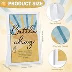 Roowest Bottle Chug Baby Shower Games Favors, Blue, Sun - Image 3