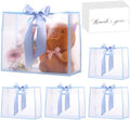 GAWBYET 24 Pcs Clear Plastic Gift Bags with Handles,Blue by Unknown