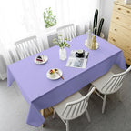 6 Pack Tablecloth 60 x 102 inch Polyester Table Cloth for 6 Foot Rectangle Tables,Stain and Wrinkle Resistant Washable Fabric Table Covers Polyester Lavender Table Clothes for Wedding,Party,Banquet - Image 5