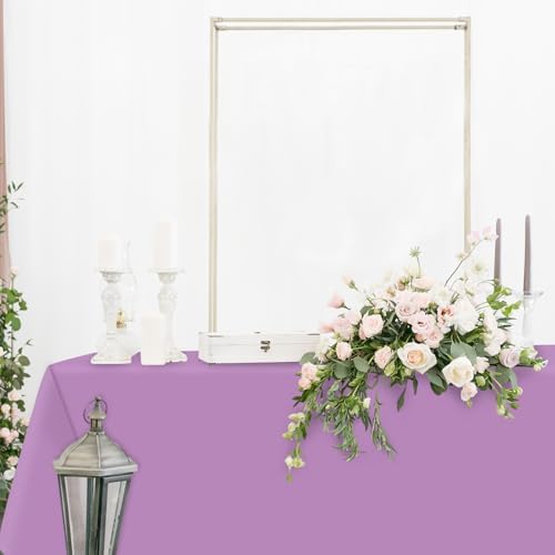 Whaline 16Pcs Purple Plastic Tablecloth 4 Gradient Purple Colors Rectangle Table Cover Waterproof Table Cloth for Halloween Parties Decoration Supplies, 54 x 108 Inch - Image 4