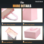 YACEYACE Pink Gift Bags 20Pack, Pink Gift Bags with Tissue Paper - Image 4