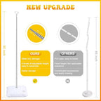 IDAODAN 2 Set Balloon Column Kit and Balloon Pump Electric, Balloon Column Stand with Balloon Pump, 65 inch Height Balloon Tower Stand for Wedding Baby Shower Birthday Party Event Decorations - Image 3