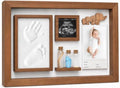 Baby Keepsake Box, Clay Baby Hand and Footprint Kit, Baby Picture Frame by ifeolo