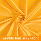 4 Panels Marigold Backdrop Curtain for Parties Wrinkle Free Photo Curtains Backdrop Drapes Fabric Decoration for Wedding Birthday Party Baby Shower 20ft(W) x 10ft(H) - Image 5