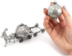 Silver Tooth Holder My First Tooth and Curl Keepsake Box Set for Child Kids - Image 4