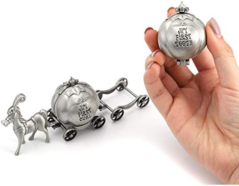 Silver Tooth Holder My First Tooth and Curl Keepsake Box Set for Child Kids - Image 4
