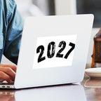 CafePress 2027 Year Vintage Sticker Sticker (Rectangle 50 pk) - Image 3