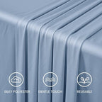 50FTx12FT Dusty Blue Backdrop Curtains for Weddings, Birthdays and Photos - Image 4