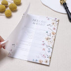 UNIQOOO 50 Pack Blur Wildflower Pre-Folded Vellum Jackets &UNIQOOO Wax Seal Stickers - Baby‘s Breath - Image 7