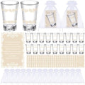 SiliFine 50 Sets Cielito Lindo Shot Glasses Favors, Wedding, Beige by SiliFine