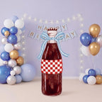 Sabary 4ft Soda Bottle Bow Cardboard Cutout She's Ready to Pop Decorations Large Soda Backdrop for Baby Shower Wedding Bachelorette Bridal Shower Party - Image 4