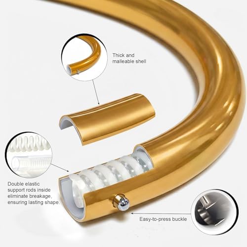 Balloon Arch Kit with Pump 8.2FT/5FT Gold Half Arch Balloon Stand for Party - Image 2