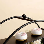 Efavormart 21" Matte Black Metal Tiered Cupcake Stand, 3 Tier Dessert Cupcake Holder Display Stand - Image 7