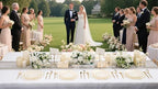 ejonirinjonir 180pcs Elegant Double Gold Rim Ivory Plastic Plates for Proms - Image 5