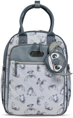 Disney Diaper Bag Backpack with Changing Pad Stich – 16” Nylon Baby Bag for Parents, Insulated Bottle Holders, Multiple Storage Pockets - Image 2