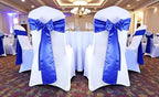 MDS® Pack of 125 Satin Chair Sashes for Wedding & Events – Royal Blue - Image 2