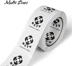 150 Custom Circle Roll BOPP Labels,Custom Sticker, Custom Text, Image, Logo Sticker for Business, Party, Wedding and Baby Shower Gloss/Matte Finish (2 inch Square) - Image 3