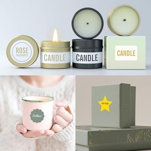 Personalized Business Logo Stickers - Ideal for Weddings, Birthdays, Favors & More. Waterproof, Fade & Heat Resistant. Pack of 10 to 1000. (Custom Text, 6 Inch) - Image 5