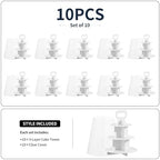 3-Tier Cupcake Stand, 5 Set Cardboard Cupcake Tower with Clear Cover, Dessert Cup Cake Stand Tower for Birthday Wedding Party Decoration,Afternoon Tea Stand, Cupcake Tier Stand - Image 5
