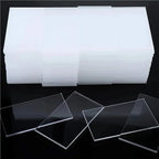 90Pcs Clear Acrylic Place Cards for Wedding Seating, Blank Rectangle Table Name Tags DIY - Image 3