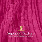 20 Pack Hot Pink Cheesecloth Table Runner, 17 x 108 Inches Boho Home Decor - Image 4