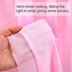 10ft x 10ft Pink Backdrop Drapes, Wrinkle-Free Sheer Chiffon Fabric Backdrop Curtain, Wedding Arch Draping for Ceremony, Party, Galentines Day Decor, Photo Booth Background - Image 5