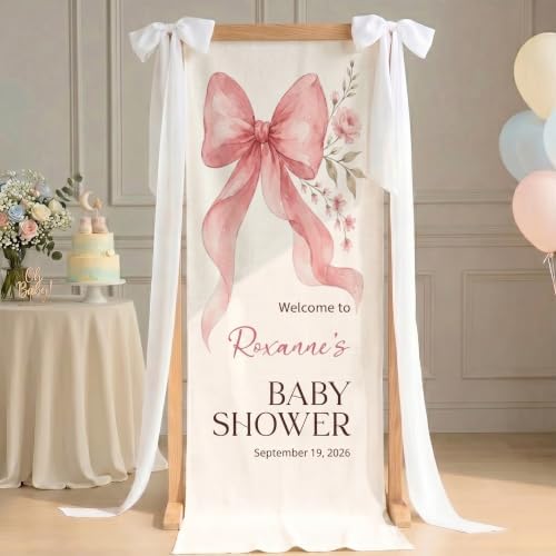 Custom Name Baby Shower Fabric Welcome Sign #9 by Unknown