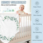 Personalized Baby Milestone Blanket for Boys Girls Baby Month Blanket- First Year Calendar Monthly Growth Chart - Green Print Halloween Birthday Gifts for Infant Todder(FixedSize) - Image 6