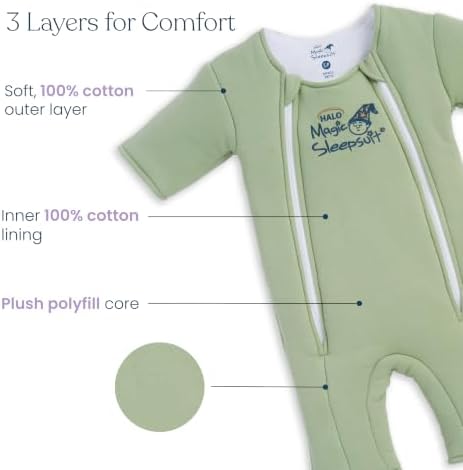Magic Sleepsuit Baby Merlin's Cotton Baby Swaddle Transition Product - Image 6