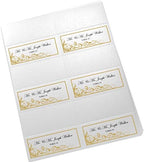 Scribble Vintage Swirl Printable Place Cards, Gold, Set of 150 (25 Sheets) - Image 4