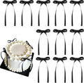 400 Pcs Purple Satin Ribbon Bows Cake Toppers by Unknown