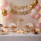 Gold Metal Cake Stand for Set of 3, 12in Round Wedding Cupcake Holder for Table, Dessert Cupcake Pedestal Display Plate for Party Wedding Anniversary Baby Shower - Image 3