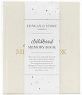 Duncan & Stone Childhood Memory Book for Kids, Prompts, Cream by DuncanStonePaperCo